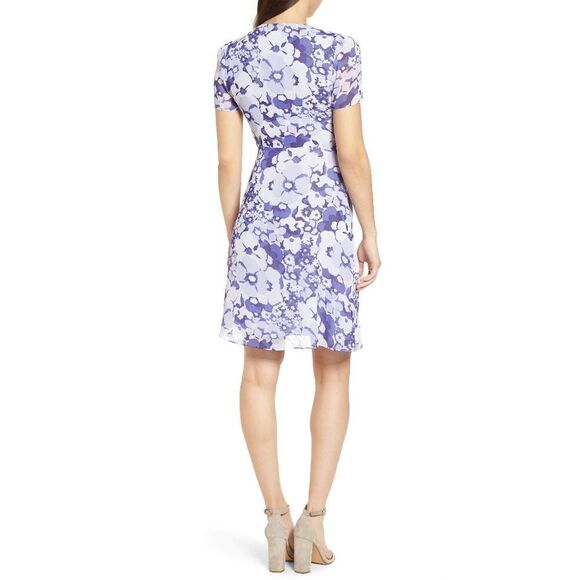 New! MICHAEL KORS Women's Floral Fit And Flare Dress With Pockets Size 12 - Picture 2 of 7